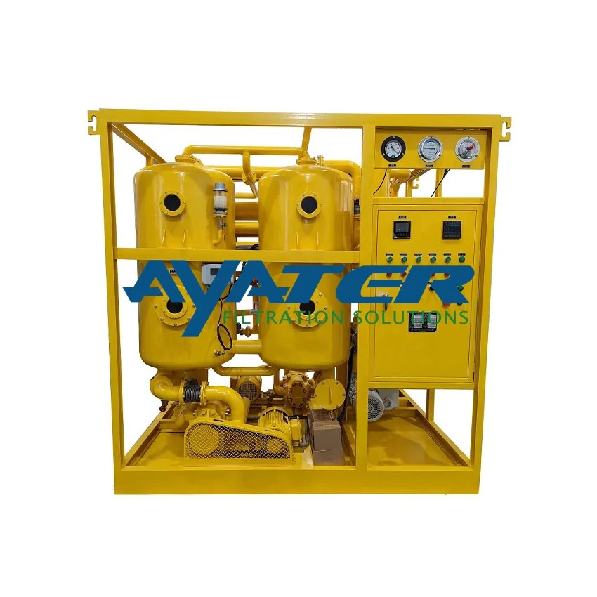 Double Stage Vacuum Transformer Oil Purifier